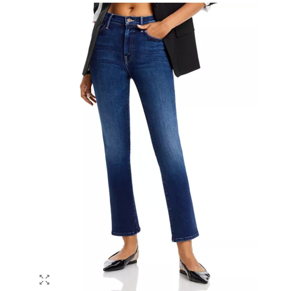 MOTHER Women's Flare Jeans in Dark Blue